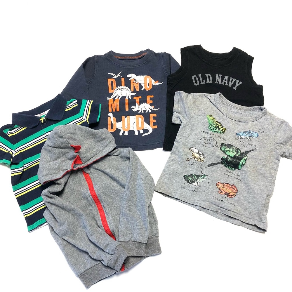 Lot of Boys Toddler Tops 12-24 months